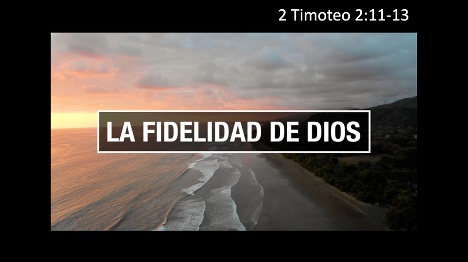 La Fidelidad de Dios